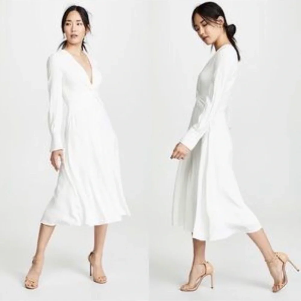 Equipment Faun Dress in Natural White - Picture 3 of 9